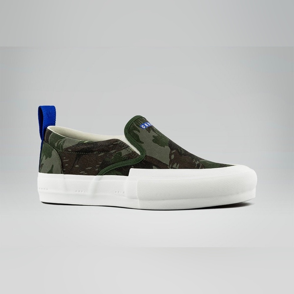 240 CANVAS SLIP-ON WRAP - Exercito/White/OBRA Blue